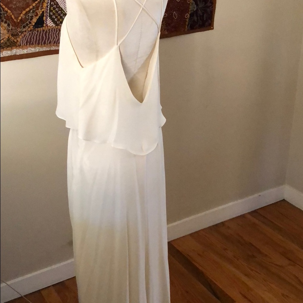 Beautiful Zara Basic Off White Evening Dress. - image 5